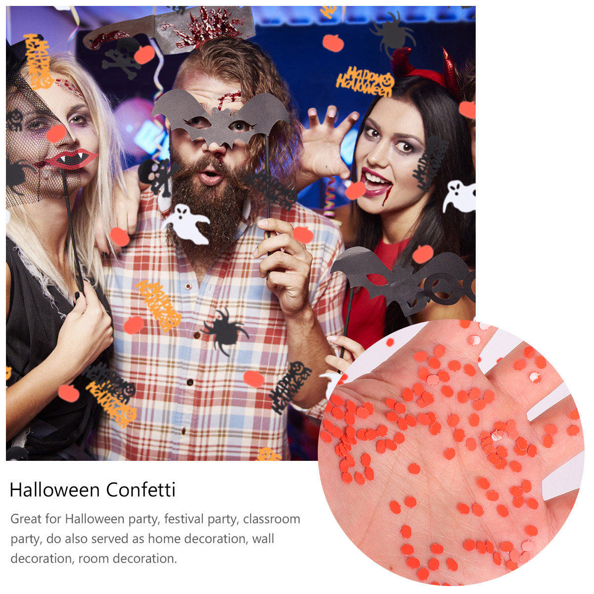 Papercraft Supply Confetti - 78g Gemengde Halloween Party Papieren Confetti