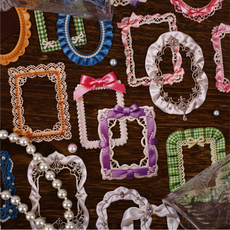 Papercraft Supply Ribbon - 8 vellen vintage lintrand strik harde