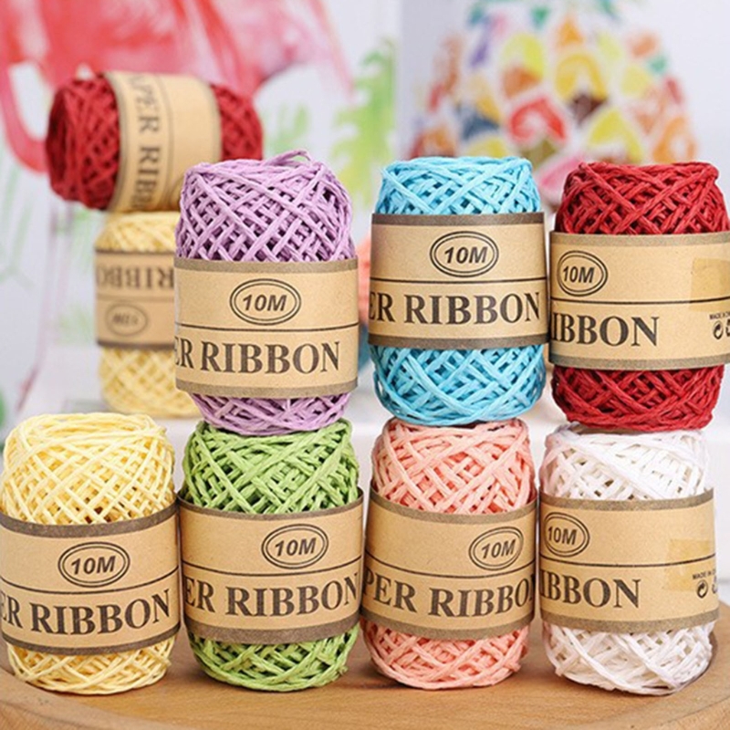 Papercraft Supply Ribbon - Papieren lintknutselmateriaal voor weven en cadeauverpakking,