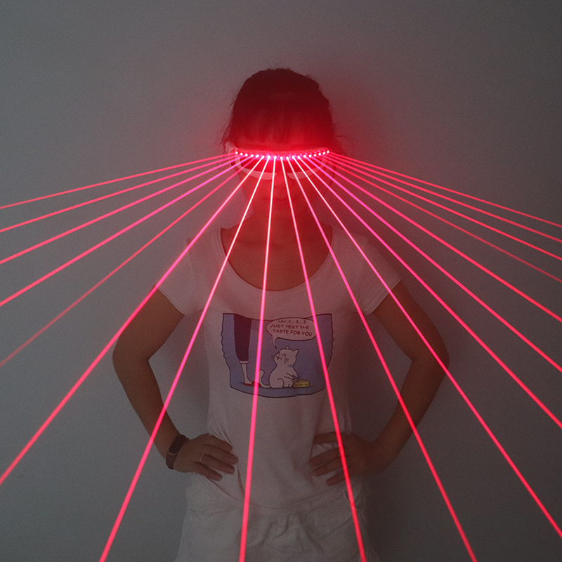 Event Party Dj - 650 nm rode laserbril podiumkleding prestatie