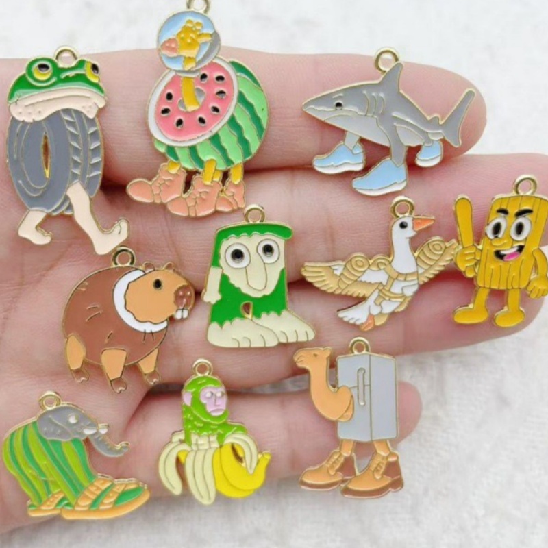 Event Party - 10 stuks creatieve legering druppelolie sieraden,