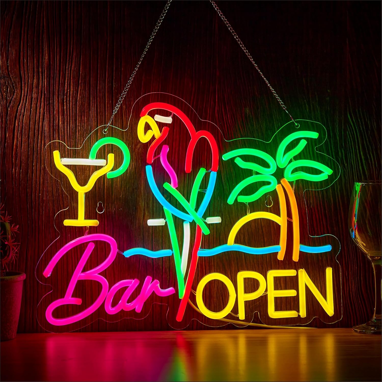 Neon Sign Party - Openbare bar neonreclame, wandlamp, USB LED
