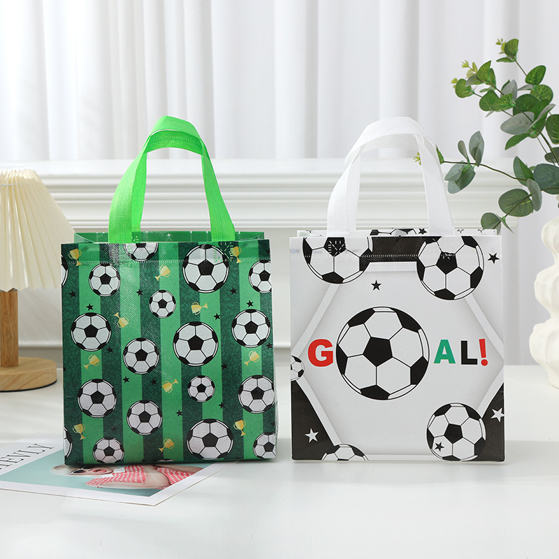 Event Party Shop - 10 stuks sport voetbal thema geschenkverpakking