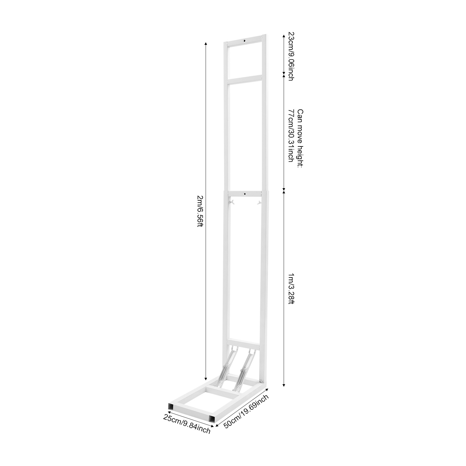Witte vrijstaande ijzeren brui - Photo Booth Frame recensie en prijs