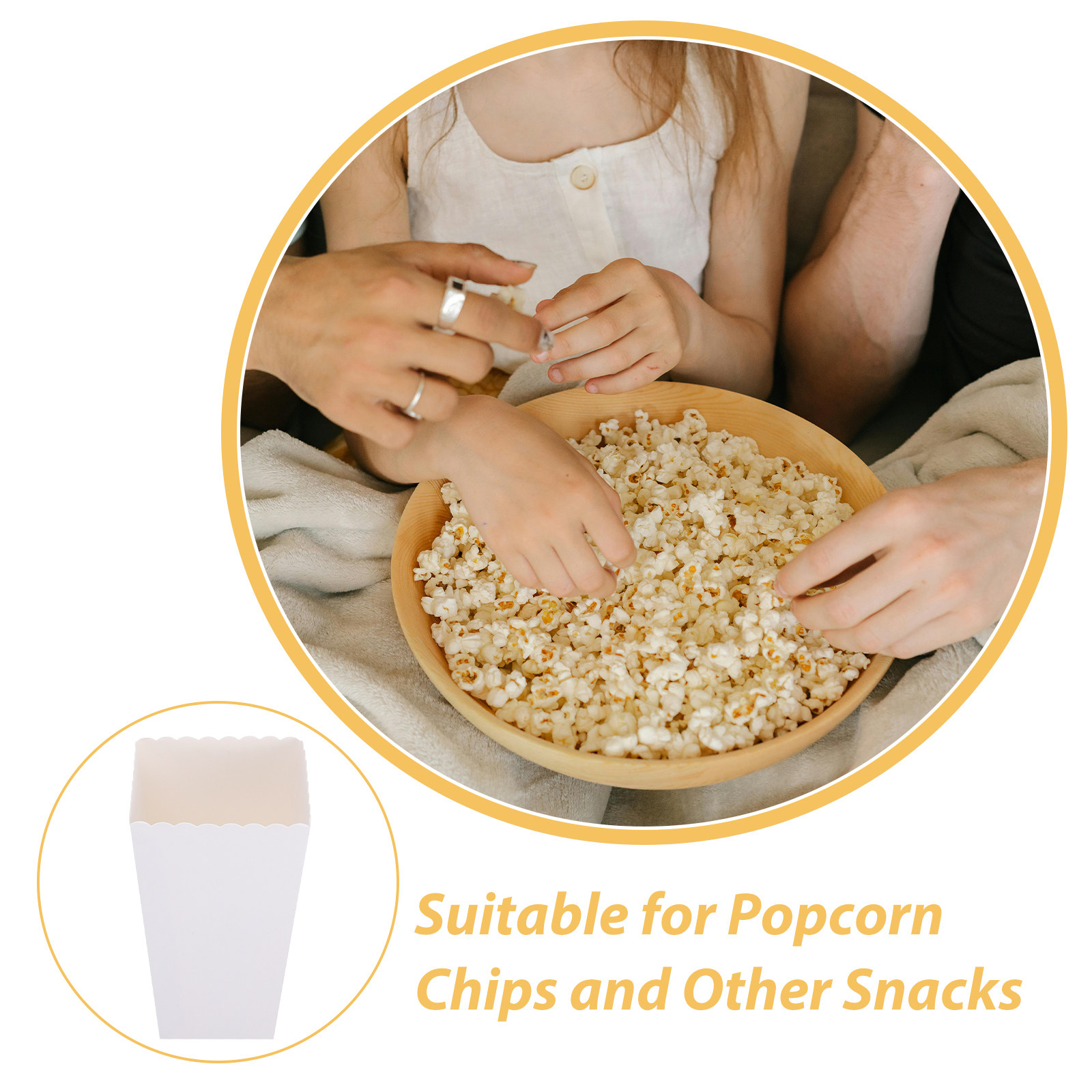 50 stuks wegwerp popcorn dozen - Event Party Box recensie en prijs