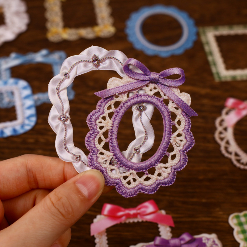 8 vellen vintage lintrand stri - Papercraft Supply Ribbon recensie en prijs