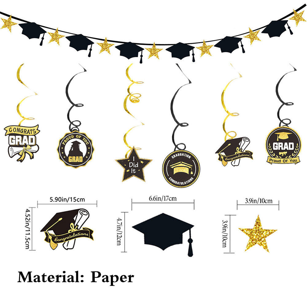 Afstudeerfeest Decoratie Set Z - Party Banner Gold recensie en prijs