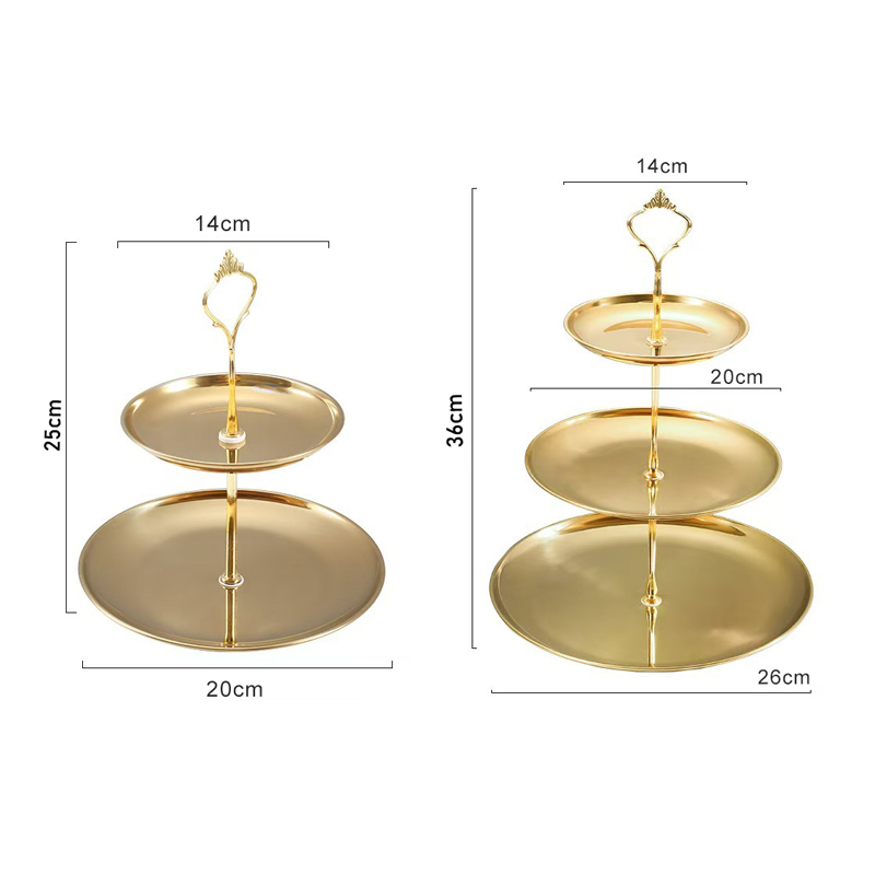 Goudkleurige en zilverkleurige - Cupcake Stand Tier recensie en prijs