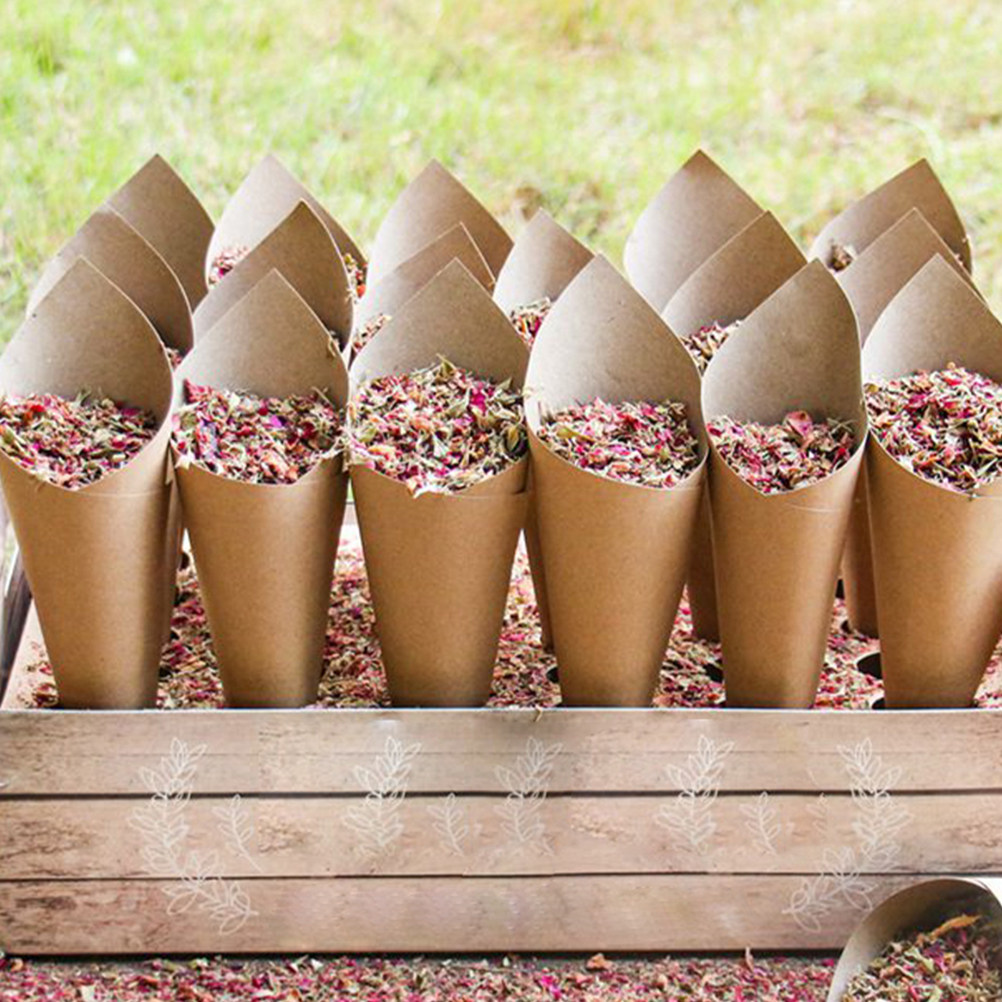 90 stuks papieren bloembladkeg - Papercraft Supply Confetti recensie en prijs