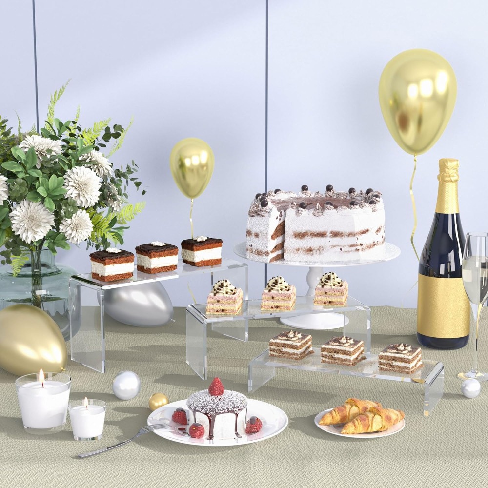 6-delige set transparante cupc - Cupcake Stand Tier recensie en prijs