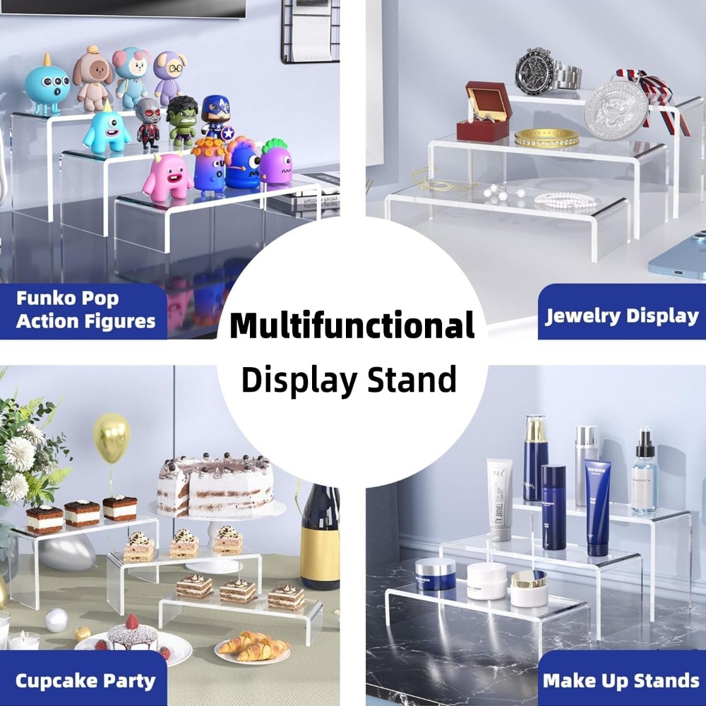 6-delige set transparante cupc - Cupcake Stand Tier recensie en prijs