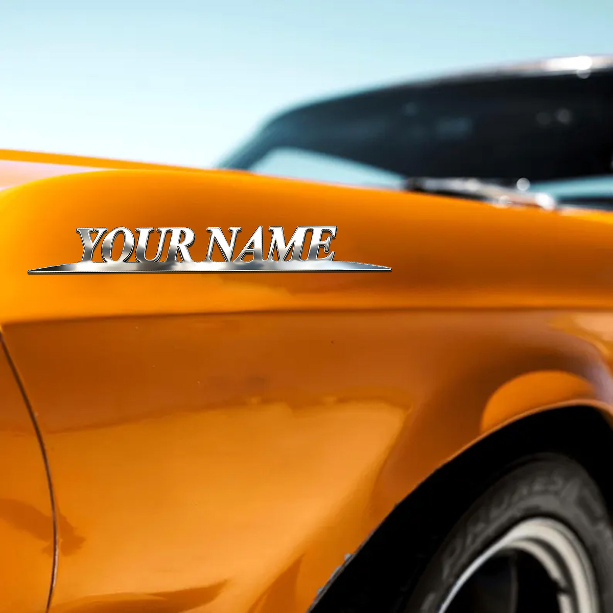Metaal Trendy UW NAAM Stickers - Event Suppliers recensie en prijs