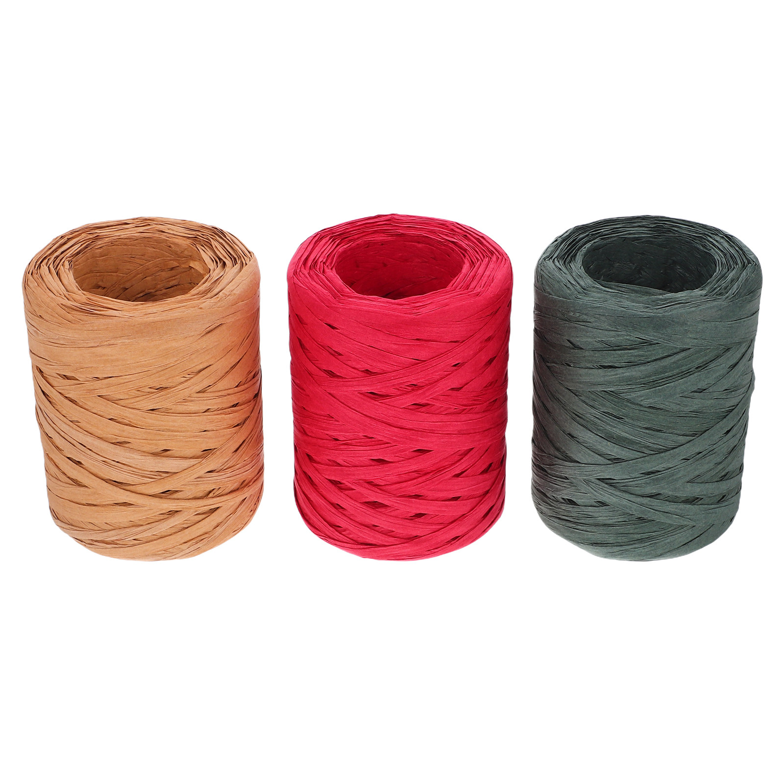 3 rollen rustiek raffiapapier  - Papercraft Supply Ribbon recensie en prijs