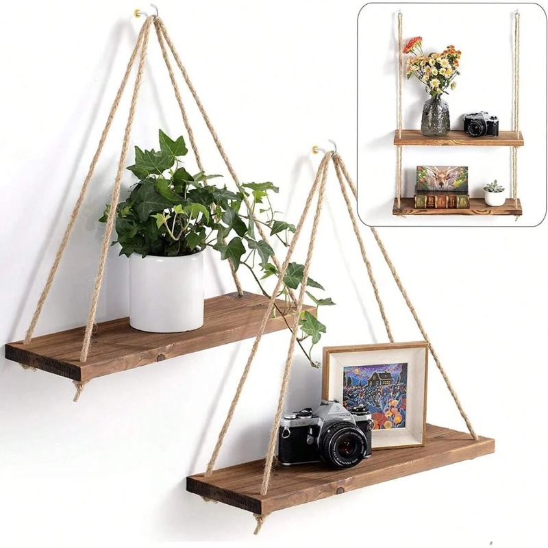 1PC Houten Schommel Hangende H - Flower Wall Panel recensie en prijs