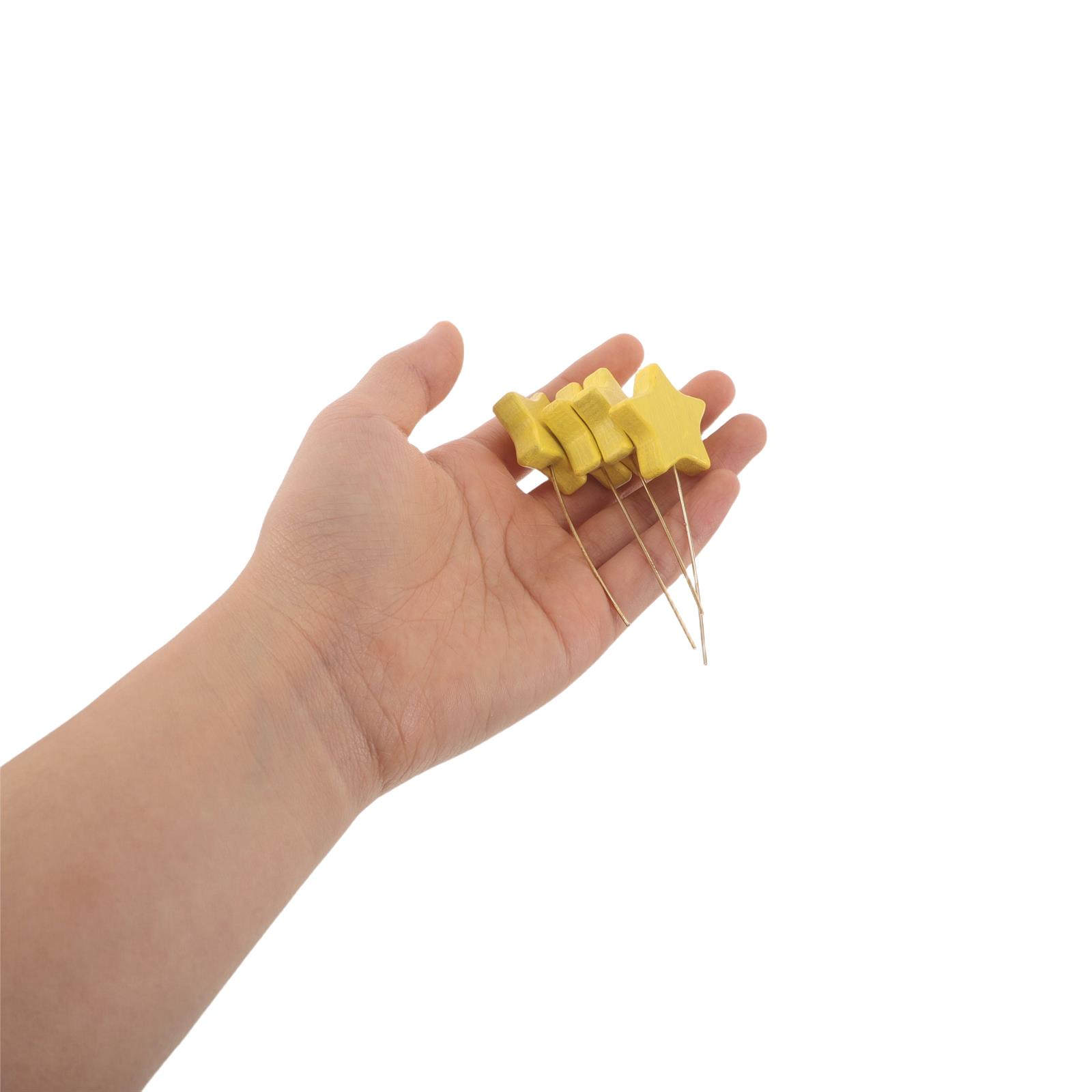 6 stuks houten sterstokjes, mi - Centerpiece Stick recensie en prijs