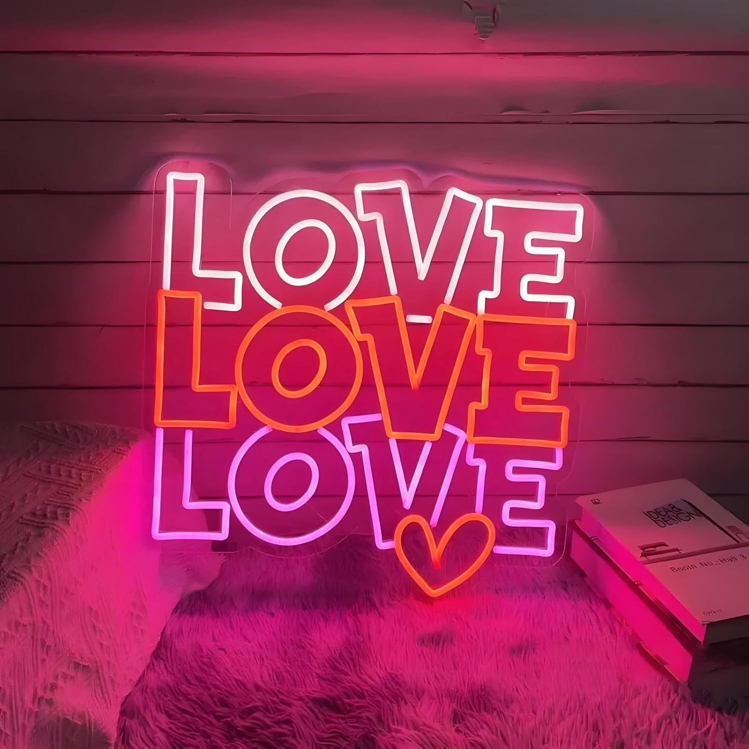 Liefdes Neon Sign USB Dimbare  - Neon Sign Party recensie en prijs
