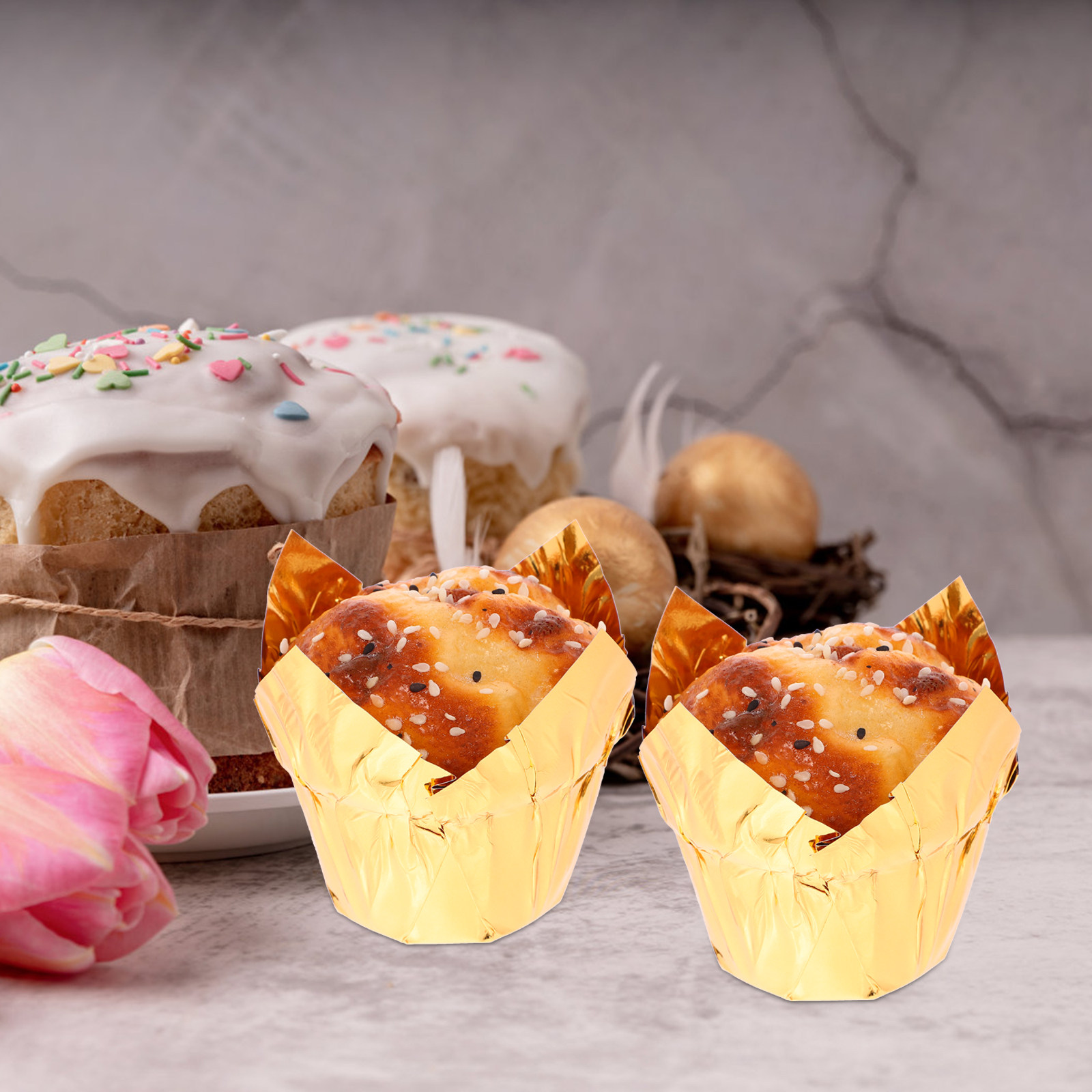 50 stuks Muffin Cup Hittebeste - Plastic Cup 50Pcs recensie en prijs