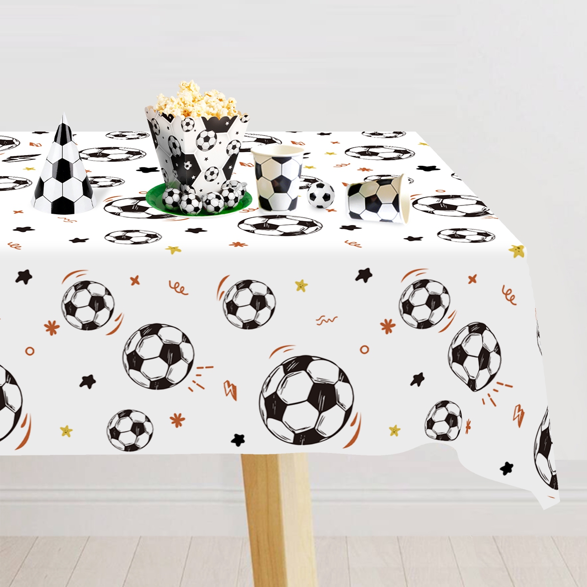 183x137cm voetbalthema wegwerp - Table Cloth Disposable recensie en prijs