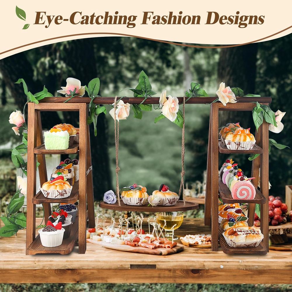 3-laags cupcake-standaard met  - Cupcake Stand Tier recensie en prijs