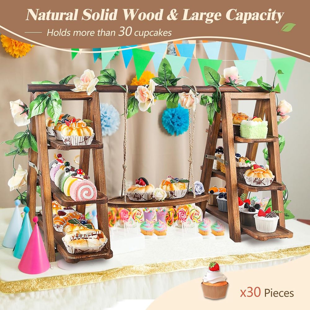 3-laags cupcake-standaard met  - Cupcake Stand Tier recensie en prijs