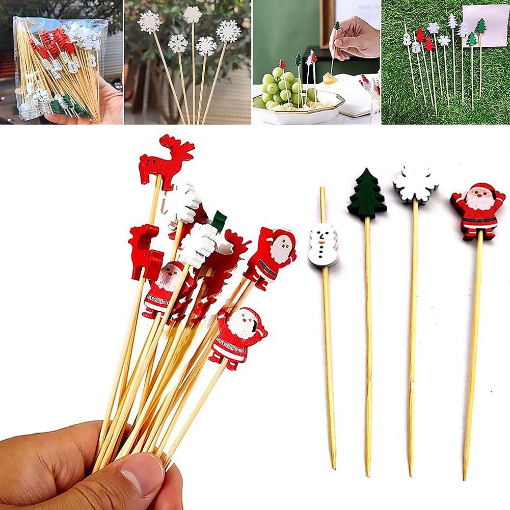 50 stuks kerstcocktailprikkers - Centerpiece Stick recensie en prijs