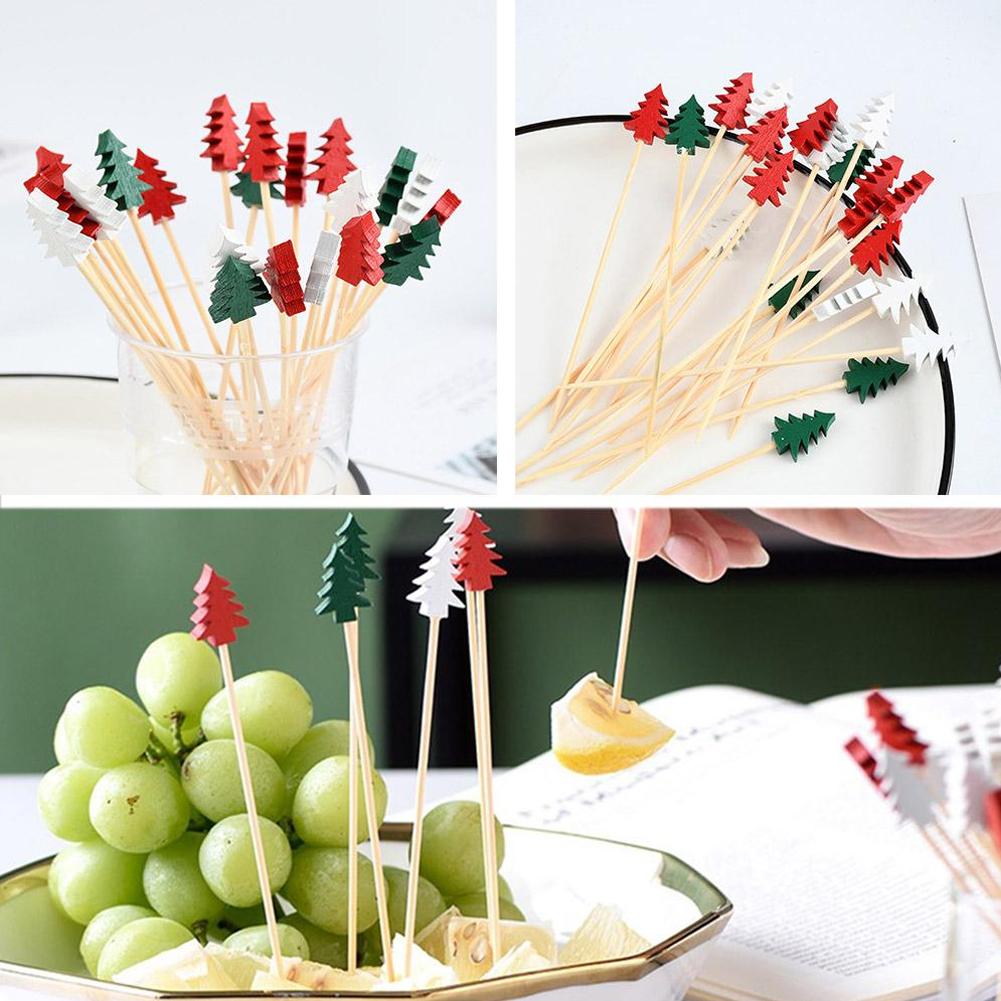 50 stuks kerstcocktailprikkers - Centerpiece Stick recensie en prijs