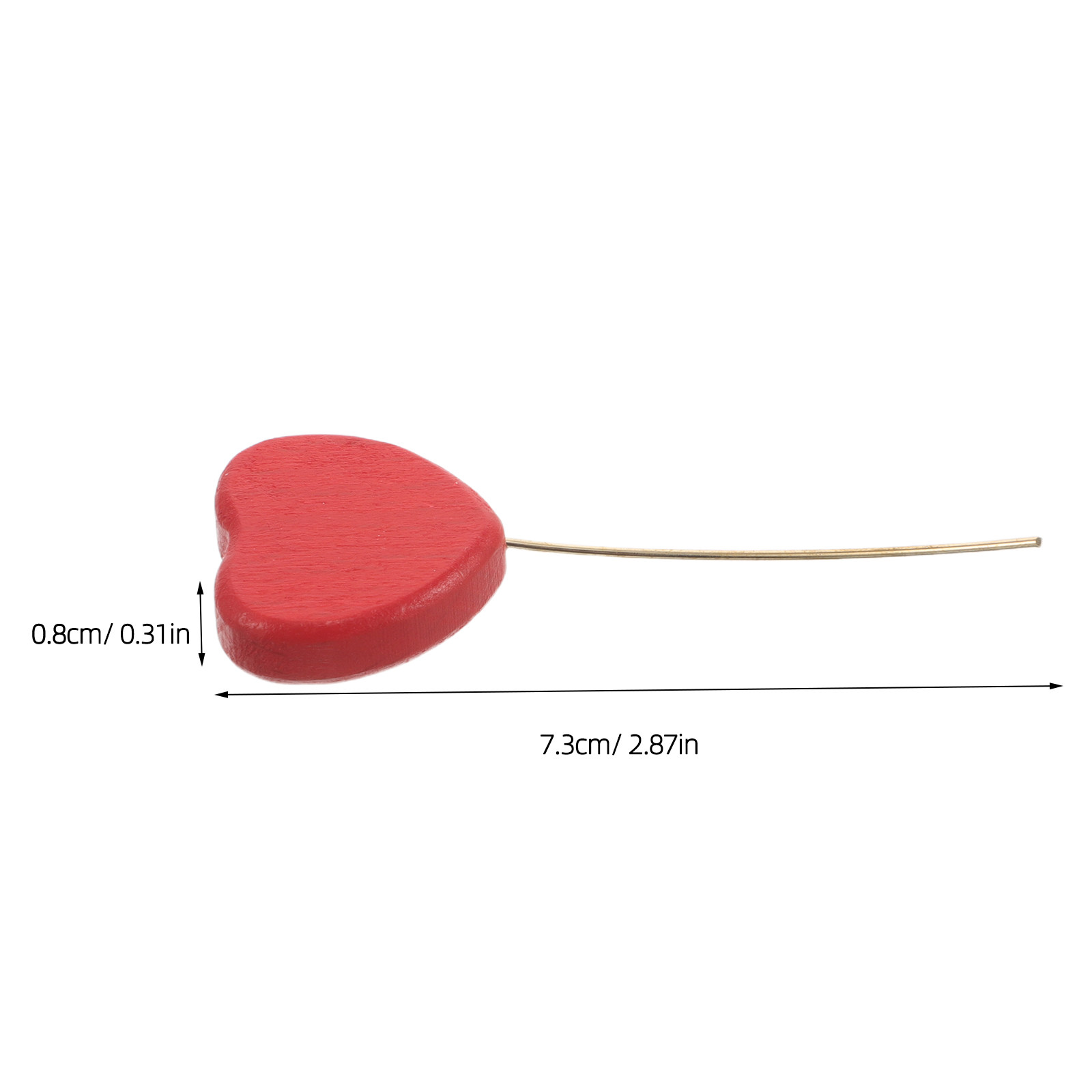 6 stuks houten hartvormige sto - Centerpiece Stick recensie en prijs
