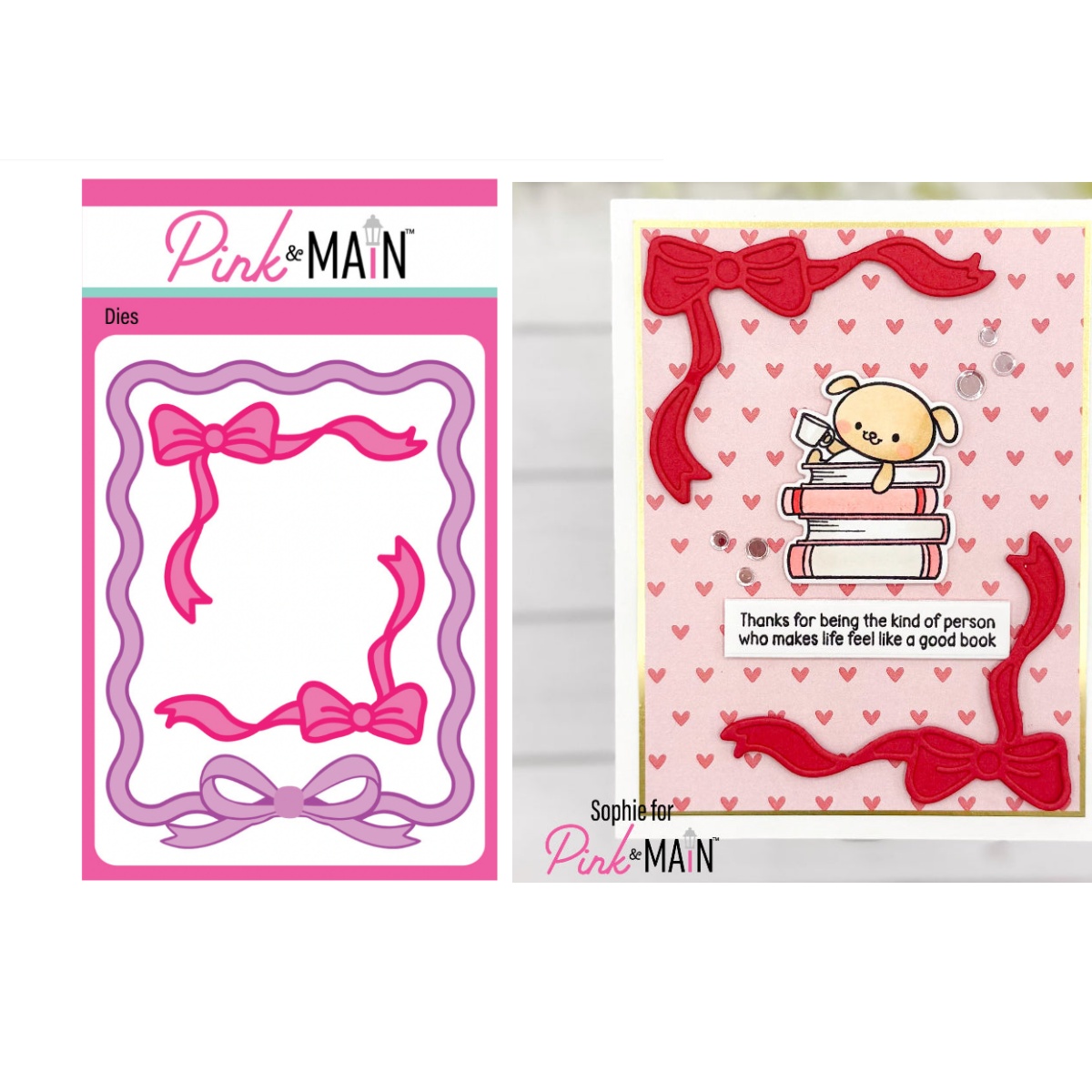Linten en strikken Frames Meta - Papercraft Supply Ribbon recensie en prijs