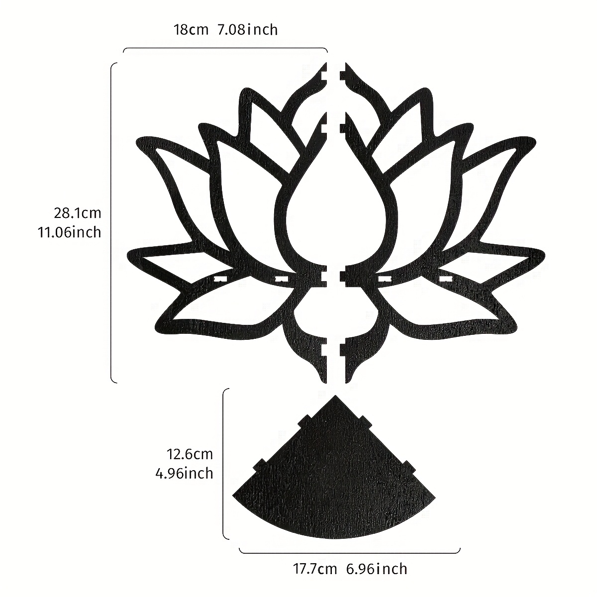 Lotus Corner zwevende plank, h - Flower Wall Panel recensie en prijs