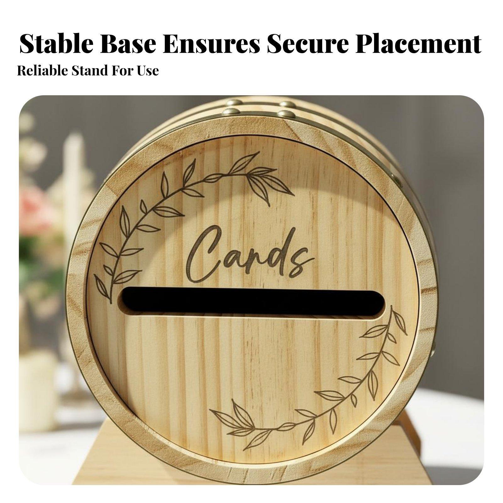 Rustieke houten kaartenbox in  - Event Party Box recensie en prijs