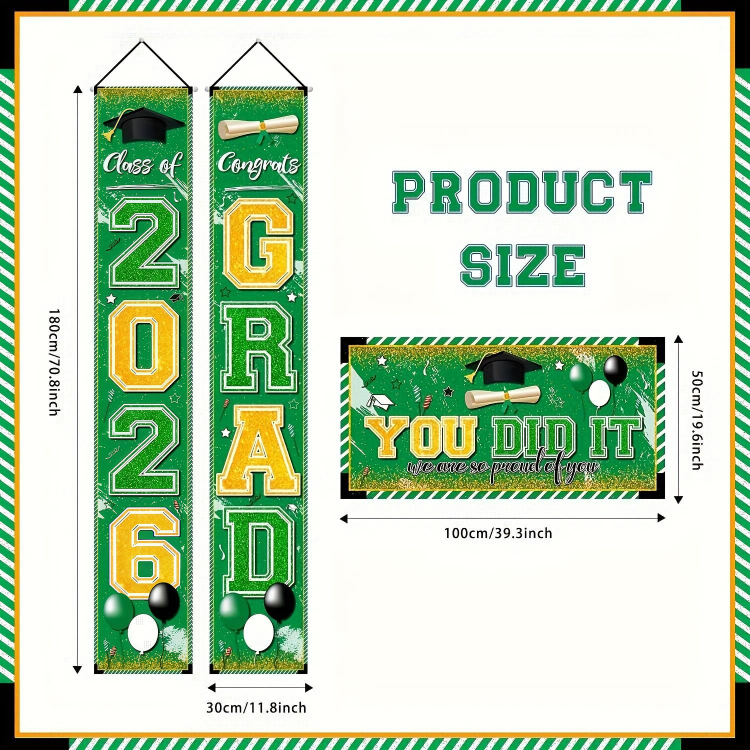 Gefeliciteerd afstudeerders va - Party Banner Gold recensie en prijs