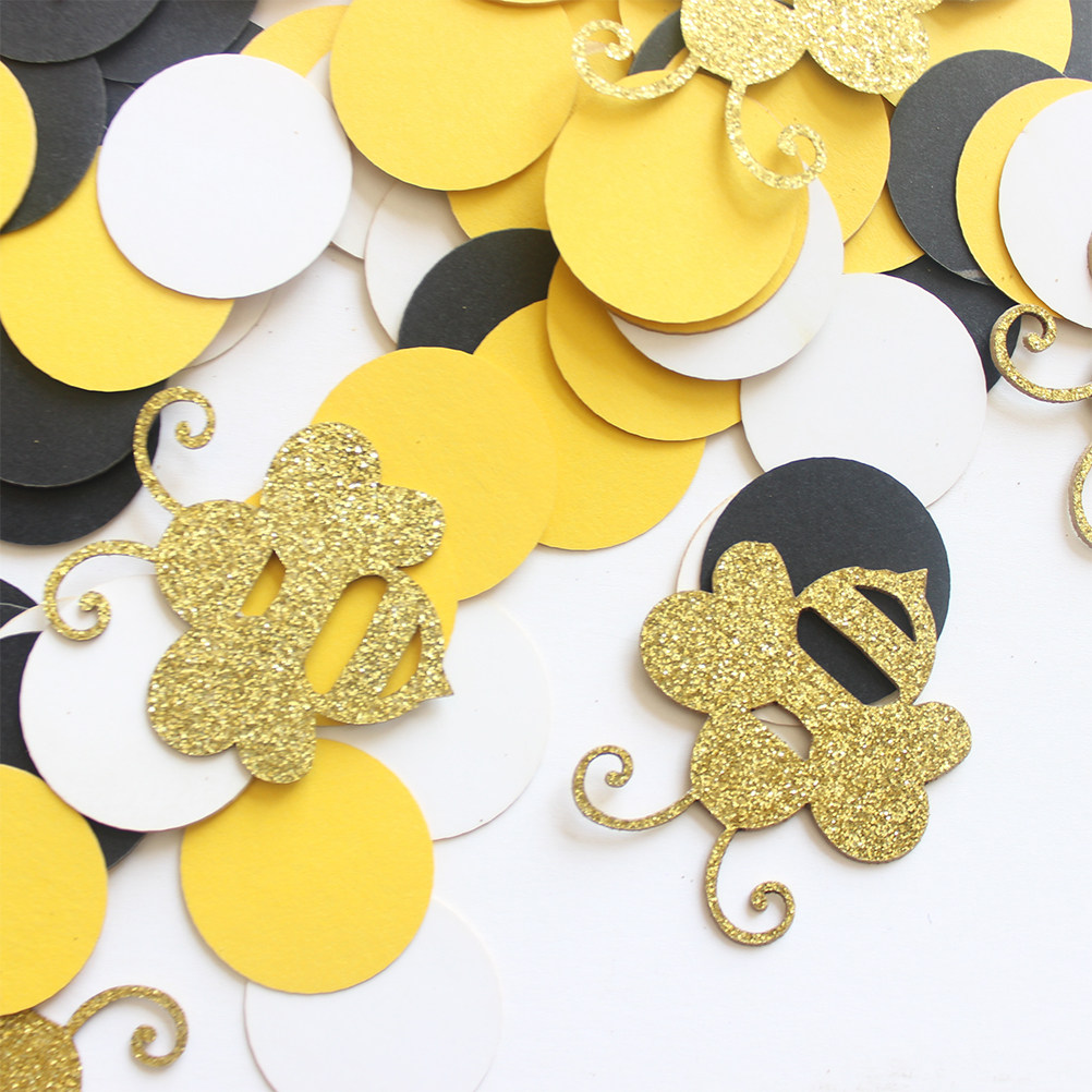 1Set Cartoon Bijen Papier Conf - Papercraft Supply Confetti recensie en prijs